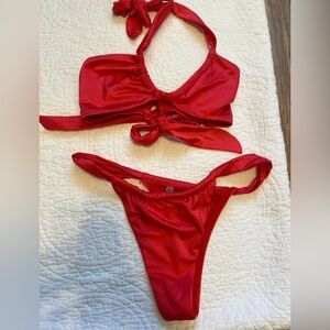 Victoria's Secret Vibrant Red Swimwear